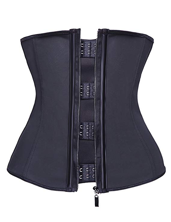 Court zipper bodysuit with adjustable waistband Black - Shop at LoveMi