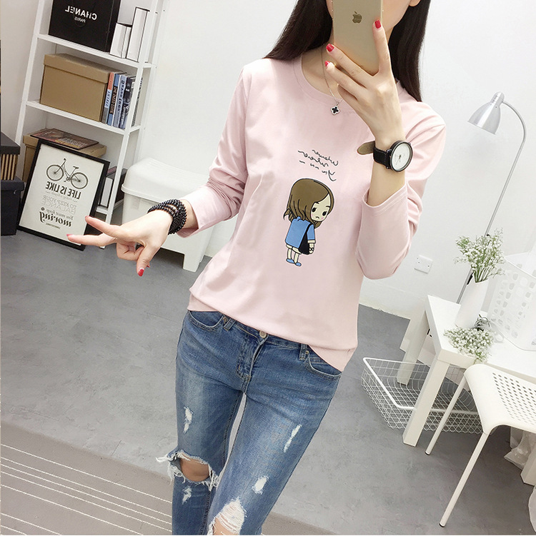 Women's growth axis loose all-match small shirt