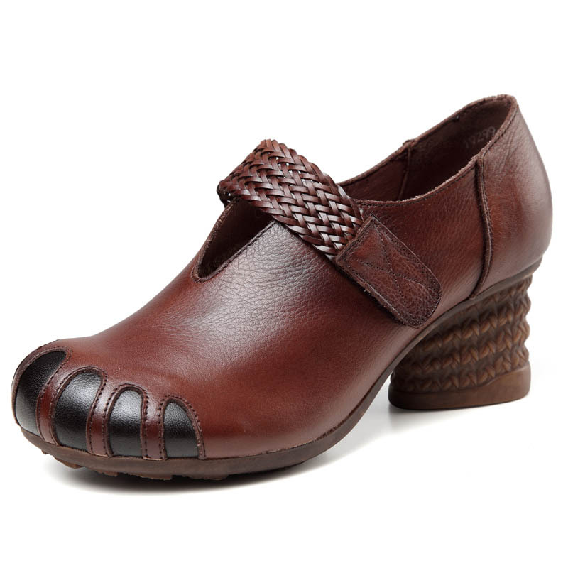 Leather Wedge Heel Boots, picture 5 of 5