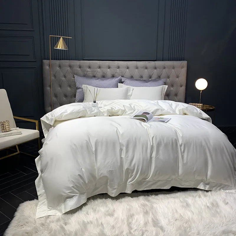 Pure cotton quilted sheets - White