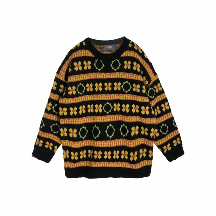 Loose long sleeve vintage sweater