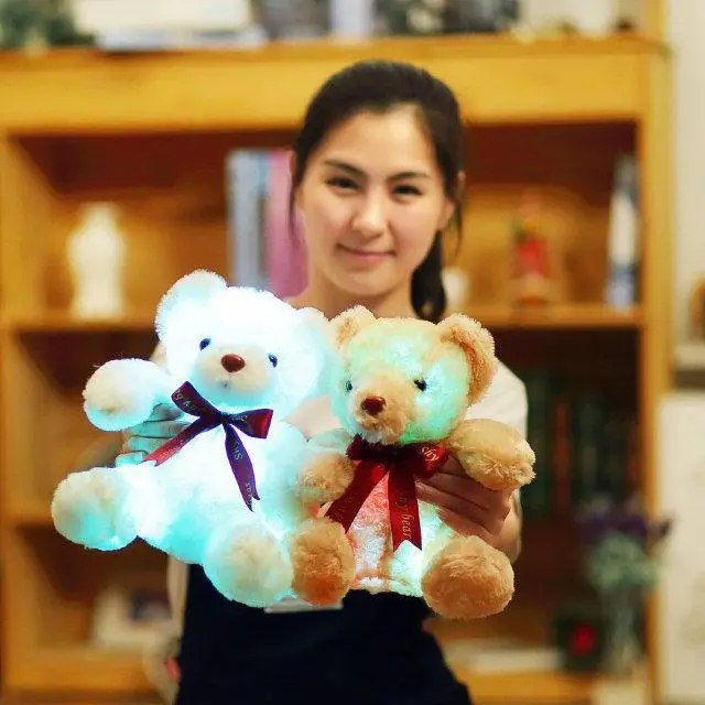 Plush toy teddy bear glowing bear doll creative gift – image 2