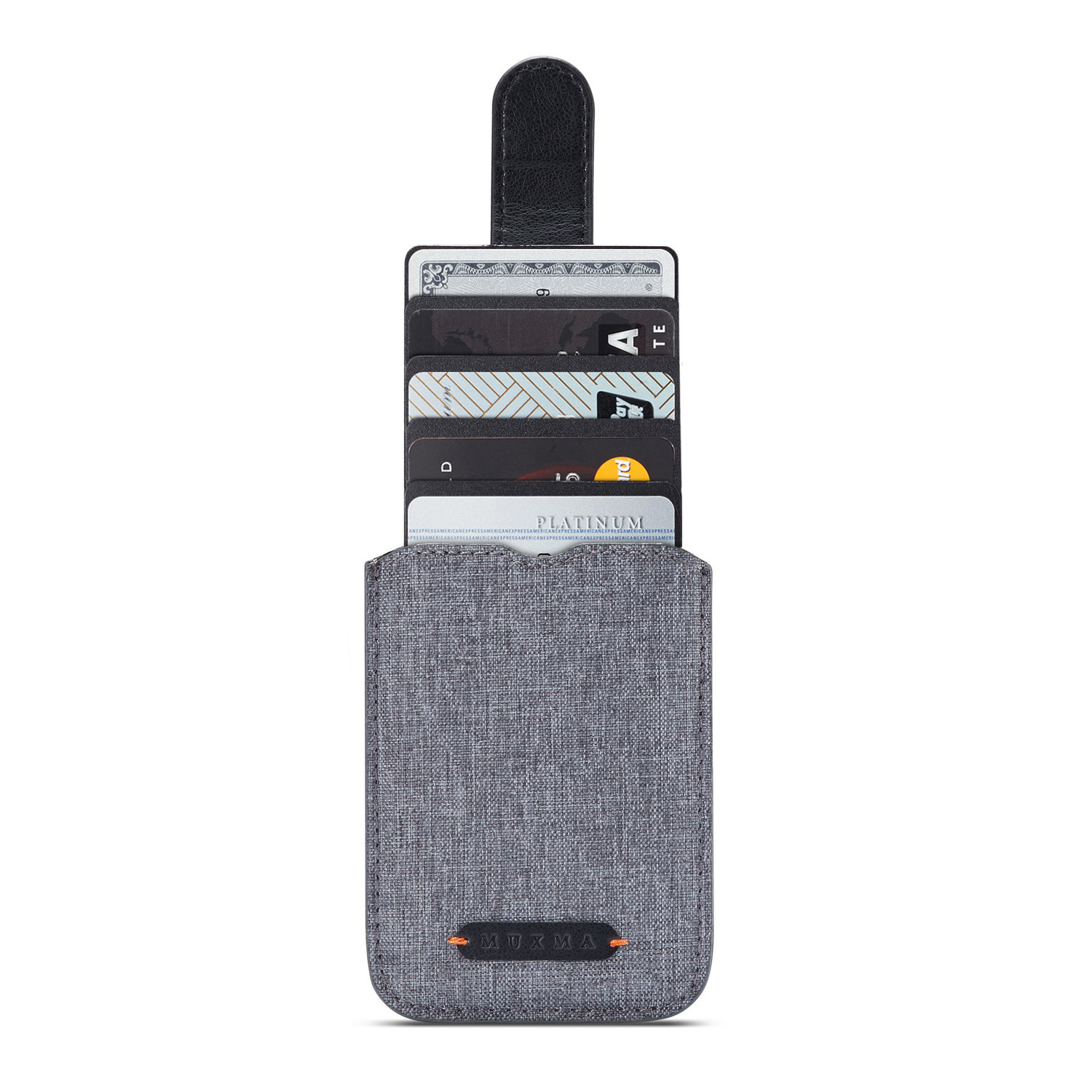 MUXMA 5 Card Canvas Card Mini Phone Case