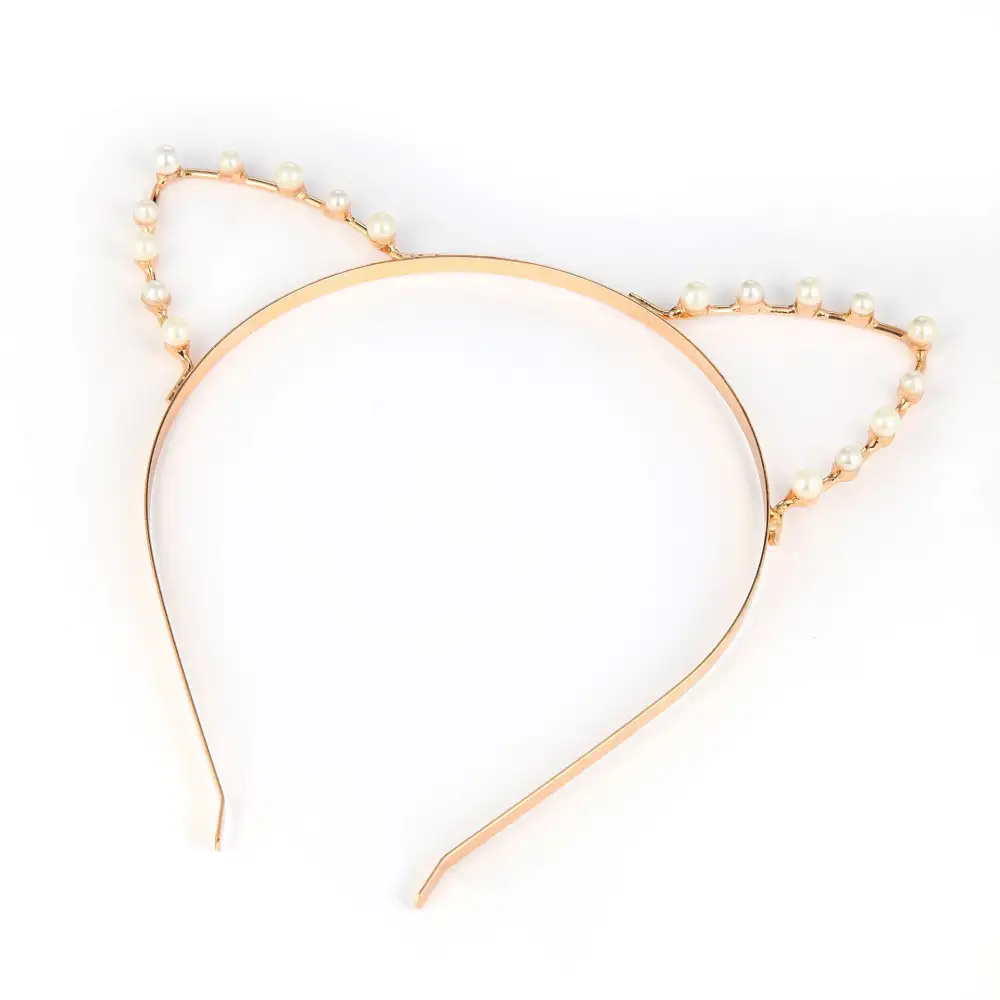 Cat's Ear Pearl Hair Band
