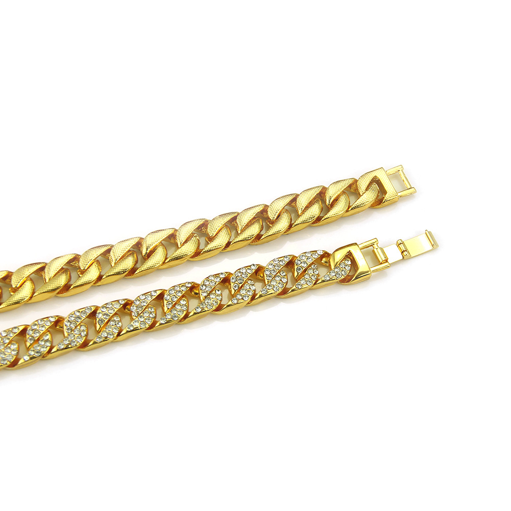 Men's Hip Hop Diamond Cuban Chain Necklace