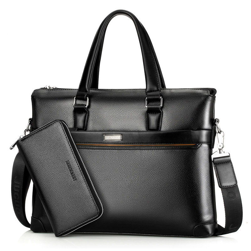 Men's diagonal handbag briefcase Black - Shop at LoveMi