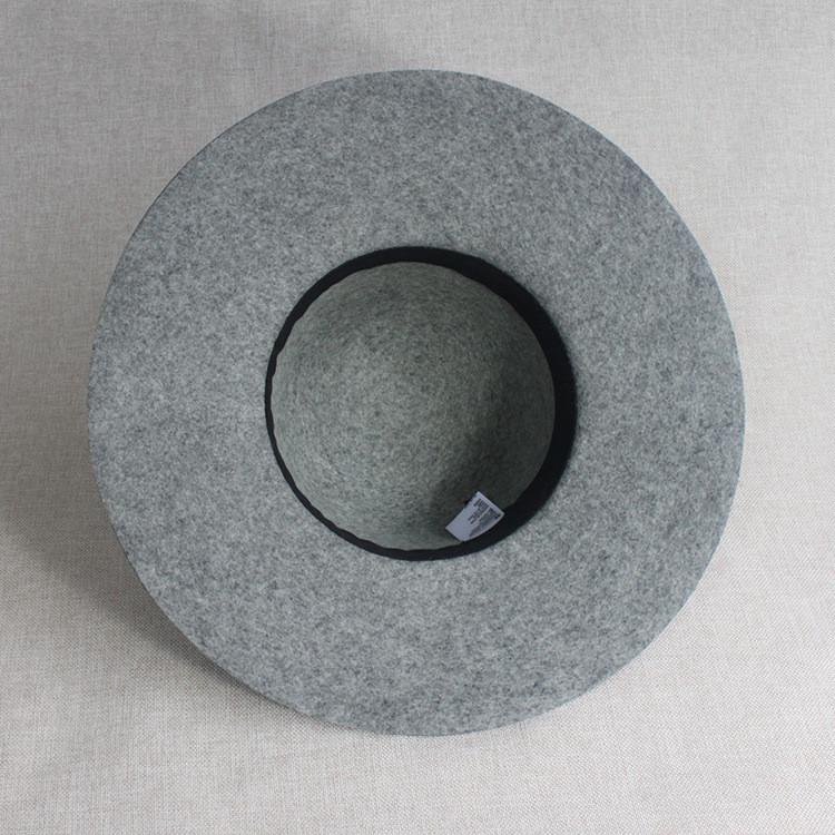 Fashionable and versatile wool felt hat