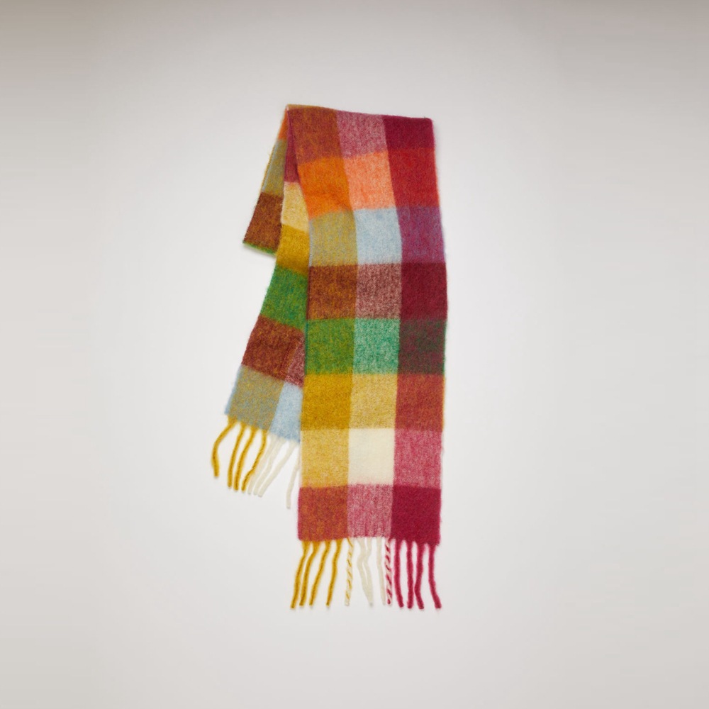 Imitation cashmere thick tassel warm scarf