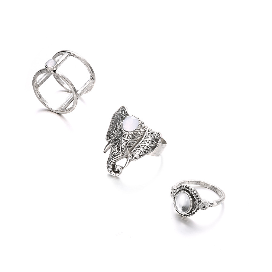 Elephant jewel ring