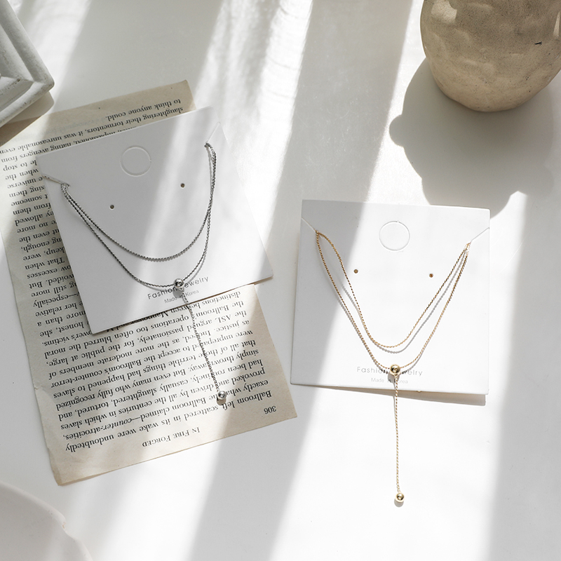 Simple neck jewelry necklace