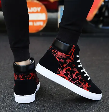Spring high top shoes Korean Edition men''s
