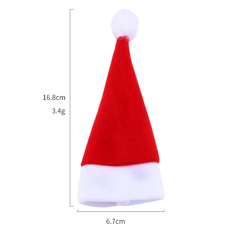 Christmas cartoon knife and fork storage bag - Christmas Hat