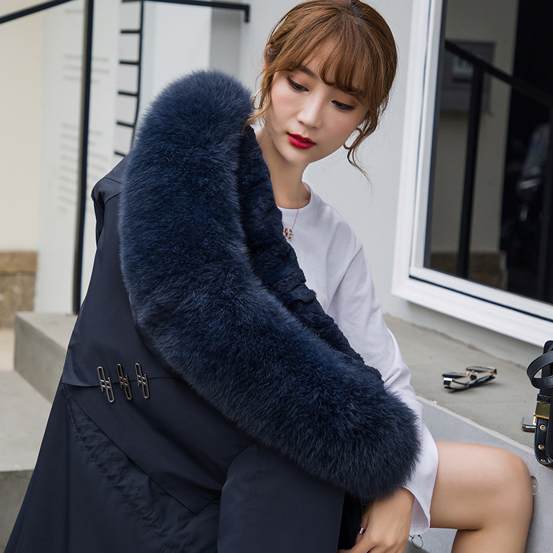 Fox fur collar waistcoat