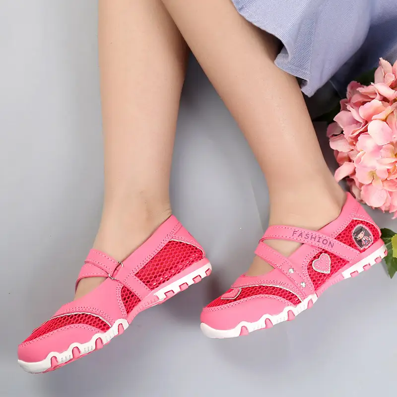Sweet cartoon girls sandals princess shoes
