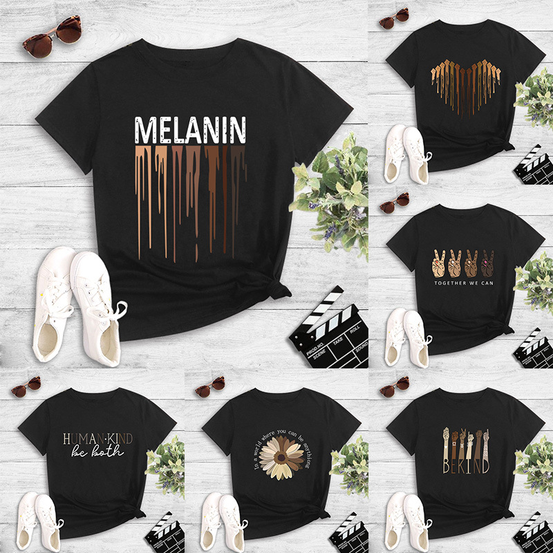 Creativity I can't breathe short sleeve printed T-shirt