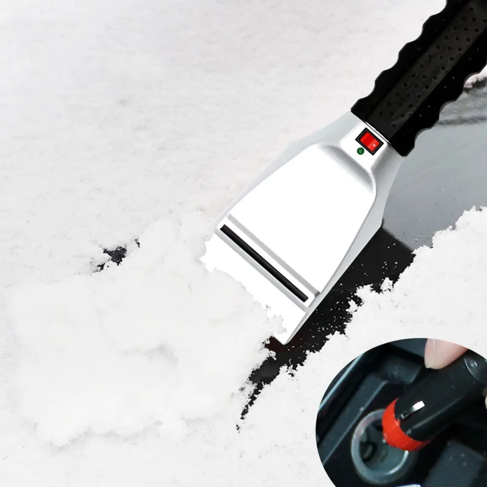 Heatable Snow Removal Shovel for Vehicle