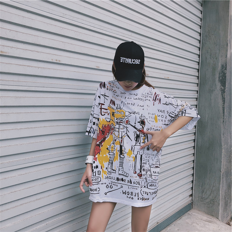 Fashion brand Korean style loose women short sleeves