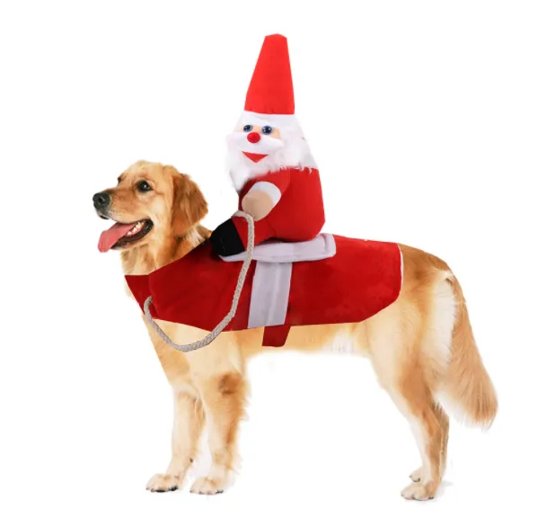 Dog Christmas Clothes Cat Christmas Clothes Pet Winter Clothes Red - Shop at LoveMi