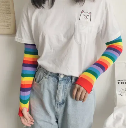 Rainbow Sun Protection Sleeves