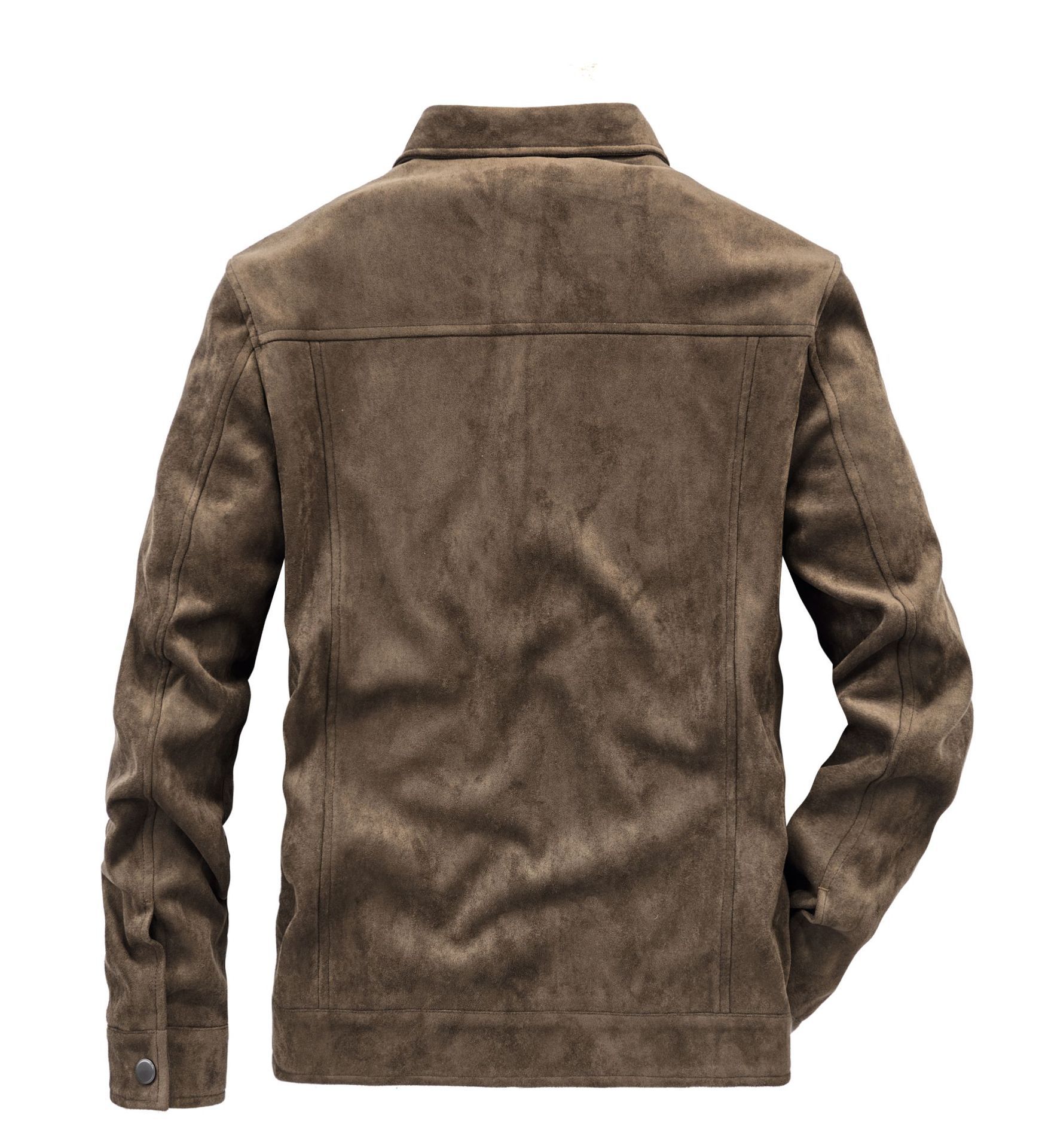 Men's casual deerskin velvet frosted slim-fit jacket