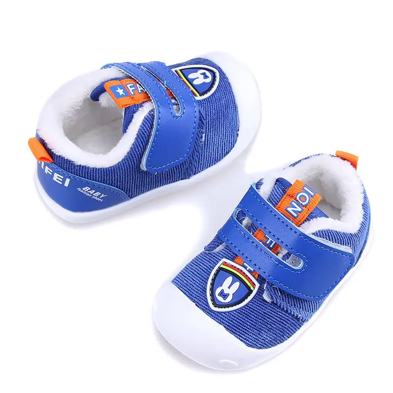 Infant plus velvet thick warm cotton shoes