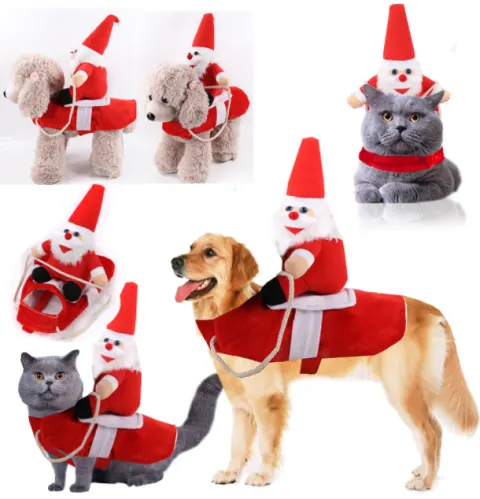 Dog Christmas Clothes Cat Pet Winter