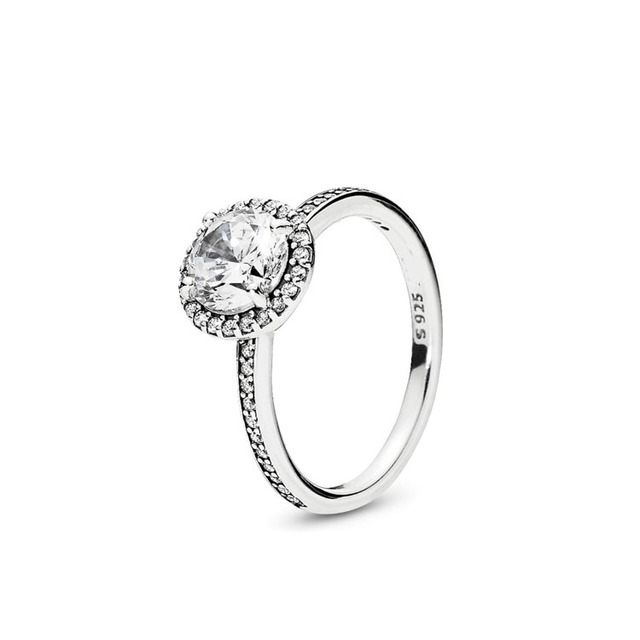 Pigeon Egg Zircon Ring in Sterling Silver