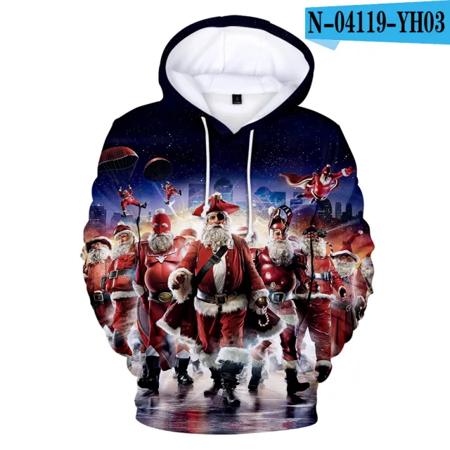 Christmas digital print hoodie N 04119 Yh03 120Cm - Shop at LoveMi