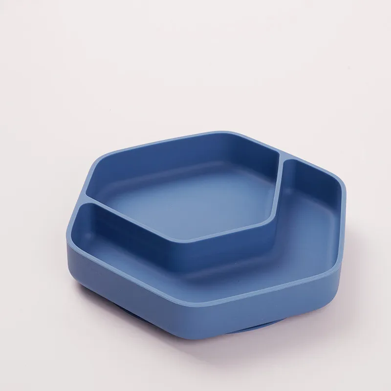 Honeycomb sucker bowl baby silicone tableware - 7Style
