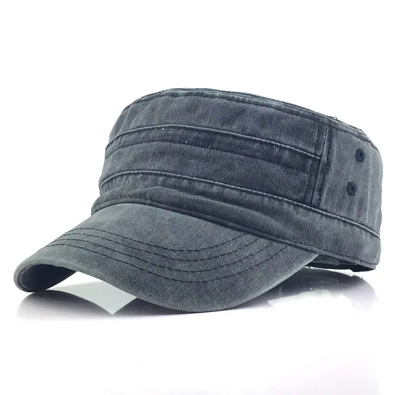 Flat Cap Male Military Cap Hat