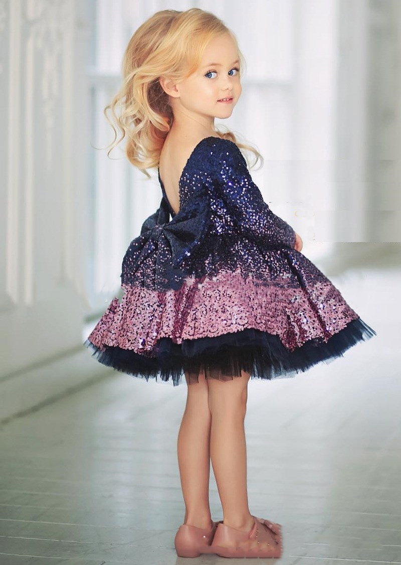 Princess Dress with gradient sequins