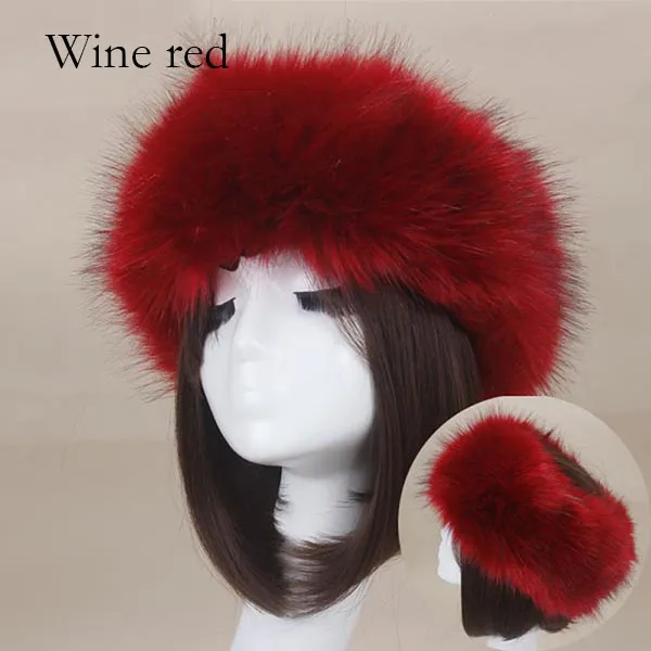 Faux fur padded hat Red - Shop at LoveMi