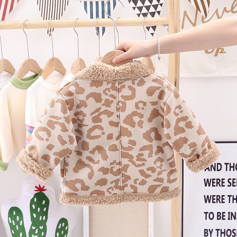 Шуба в иностранном стиле для мальчиков и девочек, теплая куртка