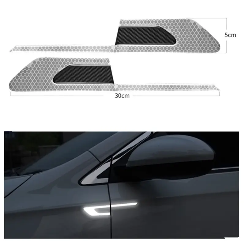 Body Wheel Brow Reflective Stickers