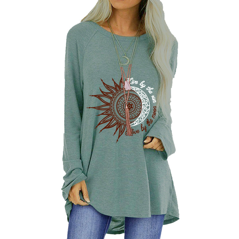 Sunflower monogrammed long sleeve Grey - Shop at LoveMi