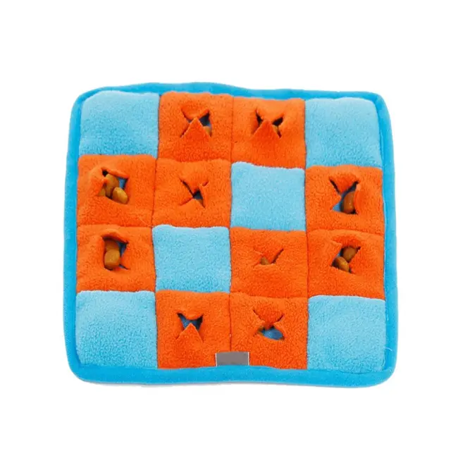 Dog sniffing toy square sound training device Blue - Shop at LoveMi