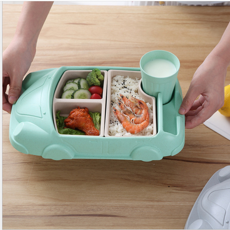 Children's cartoon car bowl set