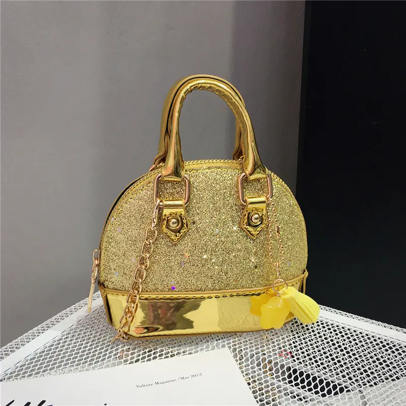 Cute Sequined Mini Shell Bag