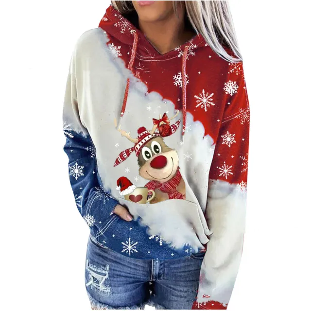 Long sleeve color block printed casual sweater 12Style 3Xl - Shop at LoveMi
