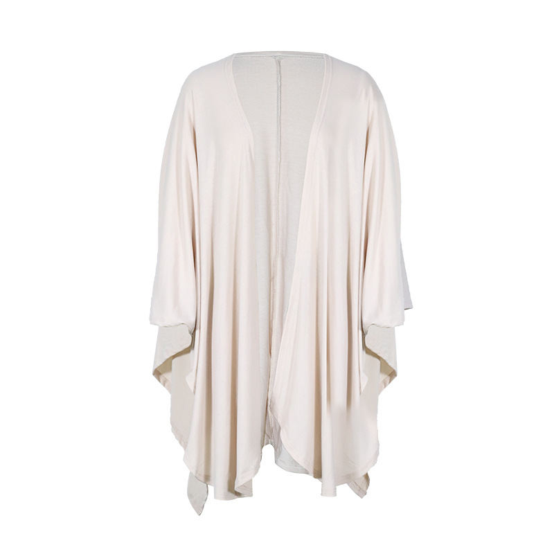 Women's knitting cardigan medium length