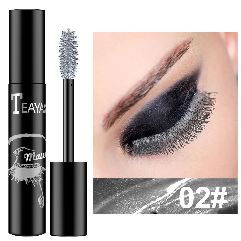 Color fluorescent mascara - Silver