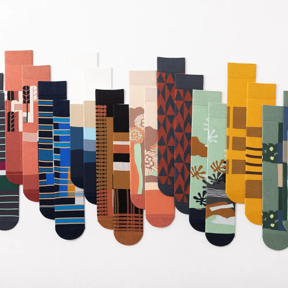 Pile socks AB asymmetric