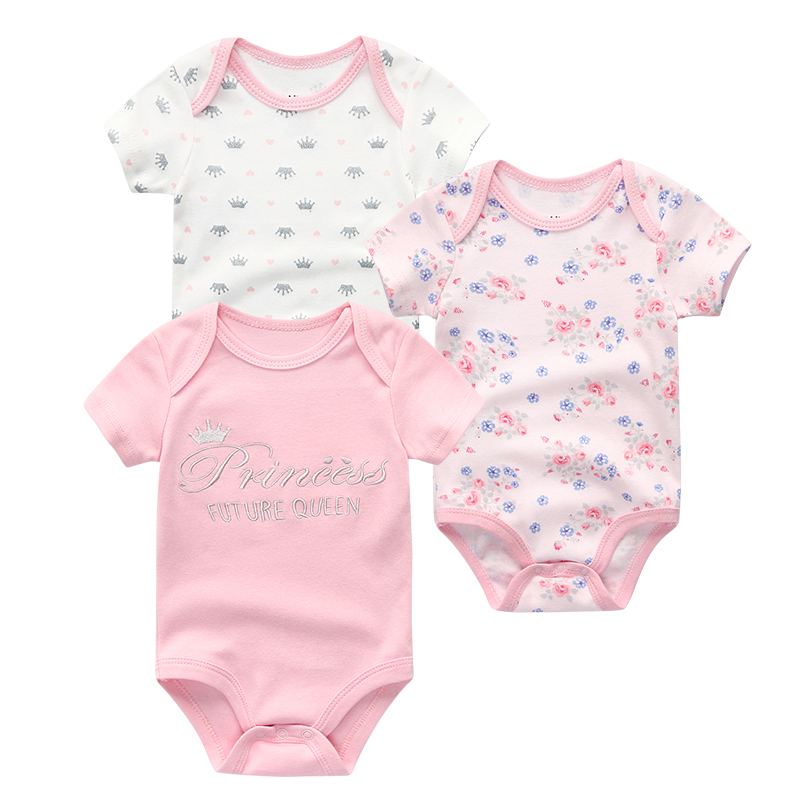 Baby's triangle Romper Summer Short Sleeve Top
