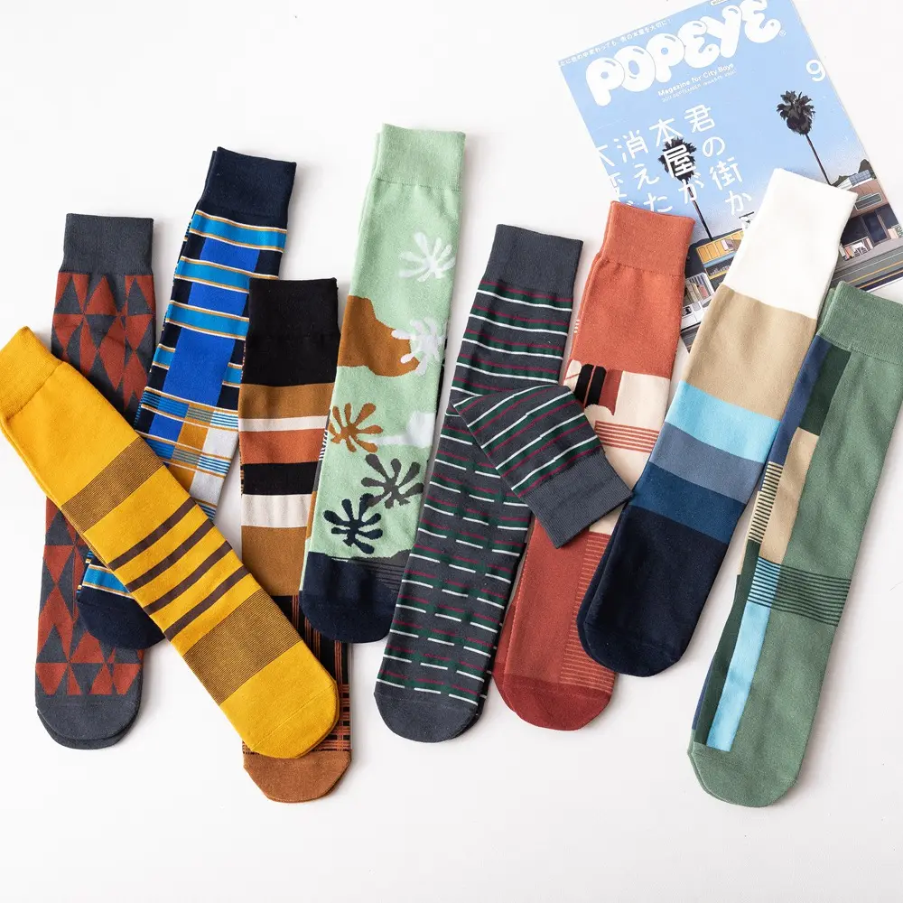 Pile socks AB asymmetric