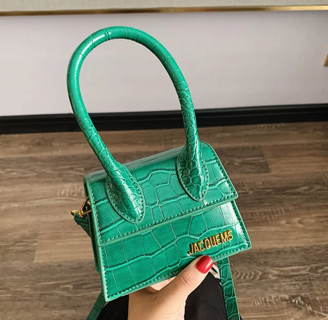 French foreign style many small bag female new style Korean version of 100 take cross body bag country small one shoulder bag fashion small square ... Green - Shop at LoveMi