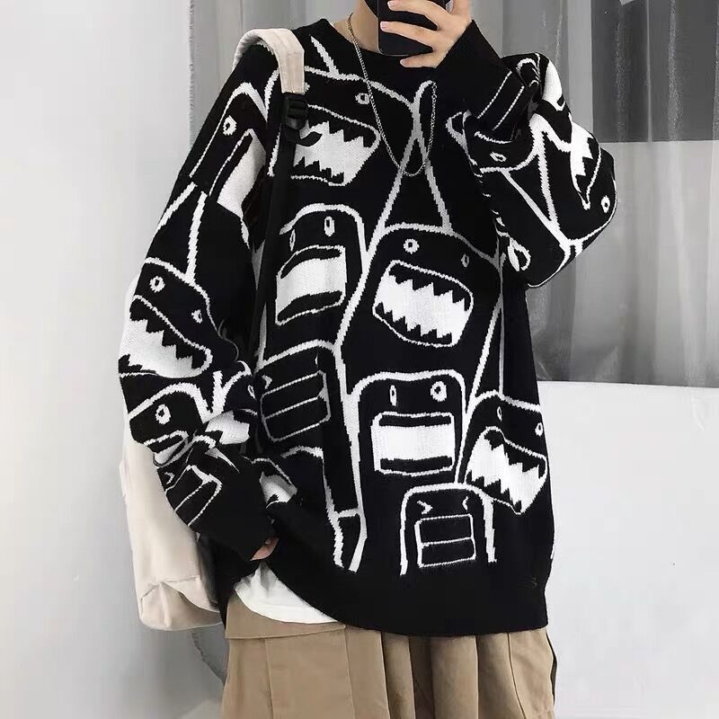 Cartoon Guochao Pullover