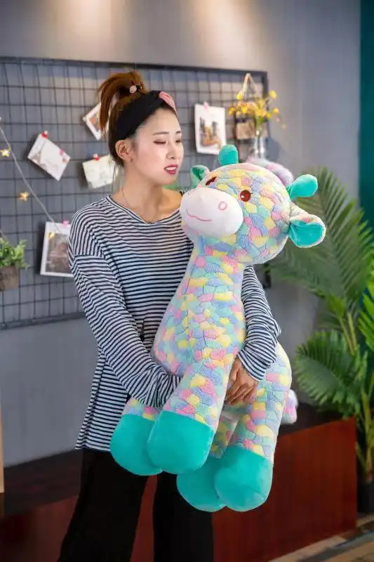 Sika deer pillow plush toy cute doll
