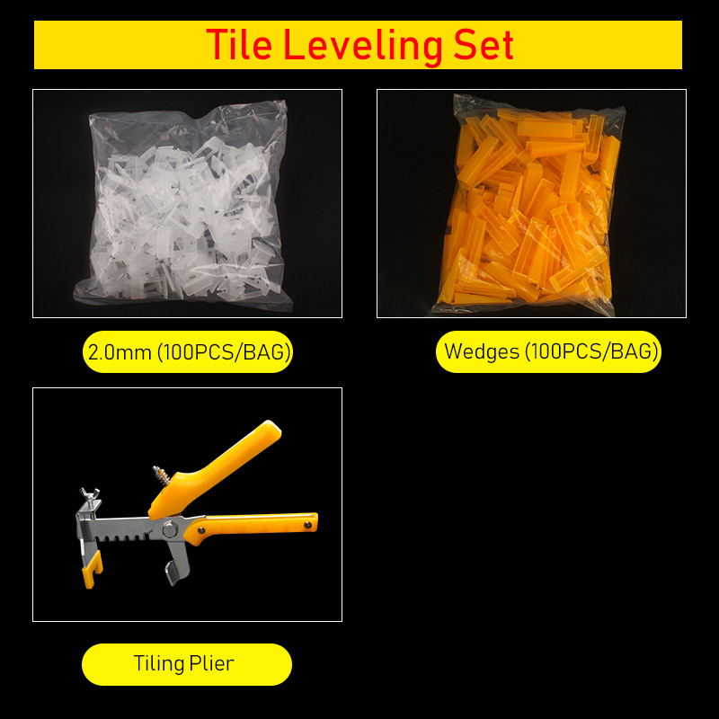 Tile leveling set