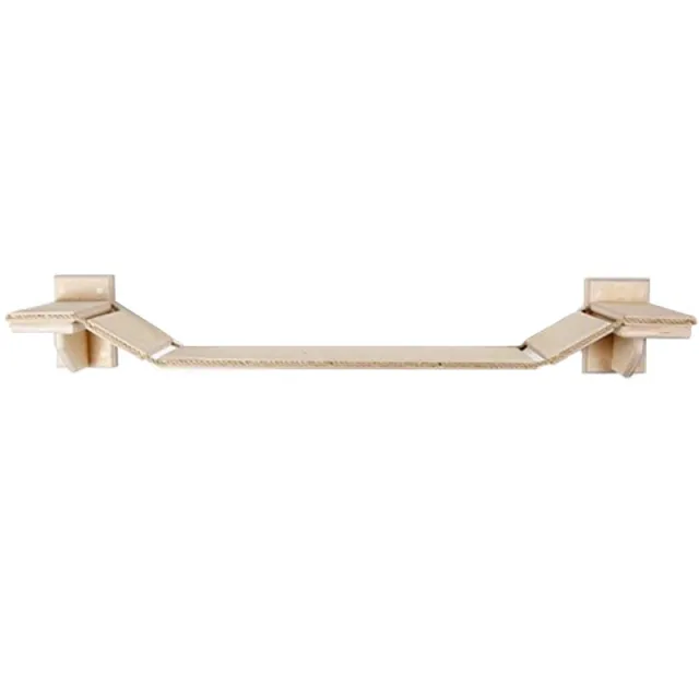 Cat suspension bridge wall mounted pet staircase Beige - Shop at LoveMi