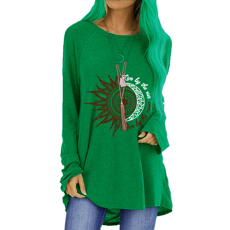 Sunflower monogrammed long sleeve Green - Shop at LoveMi